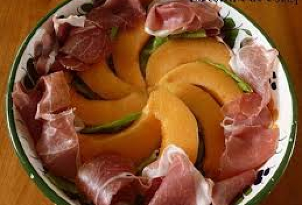 JAMBON DE PARME AVEC MELON