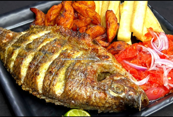 TILAPIA / CARPE BRAISE BASSAMOISE