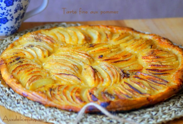 Tarte fine aux pommes