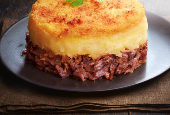 Parmentier au confit de canard