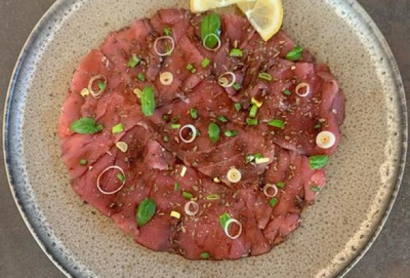 Carpaccio de thon